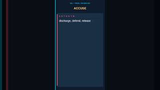 Word Guide - Kelime Rehberi 11 (accuse)