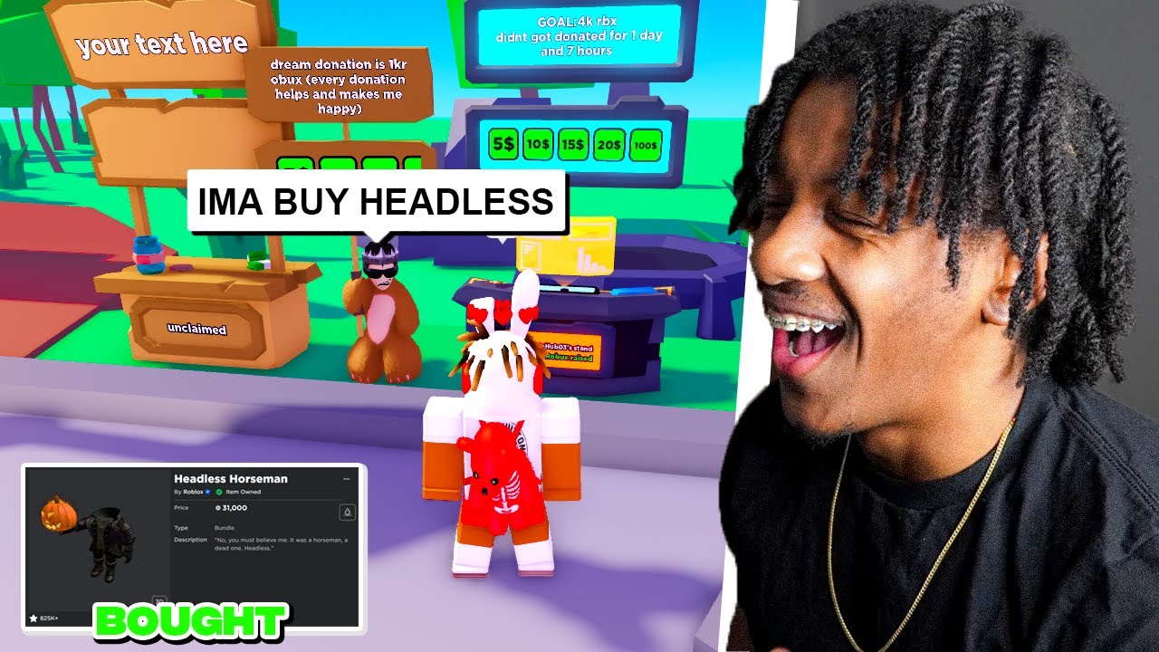 Headless Horseman is officially now on sale for 31,000 Robux. You can buy  it here by going to: - Thread from RTC @Roblox_RTC - Rattibha