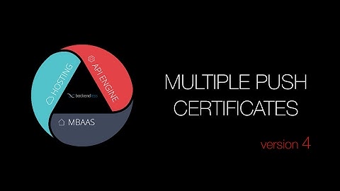 Multiple Push Notification Certificates in an App
