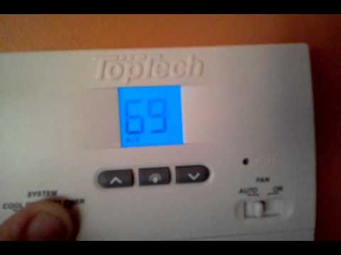 Toptech Thermostat Manual