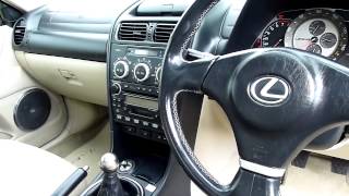 Player Profile Video Review of 2004 Lexus IS200 2.0 SE For Sale SDSC Specialist Cars Cambridge