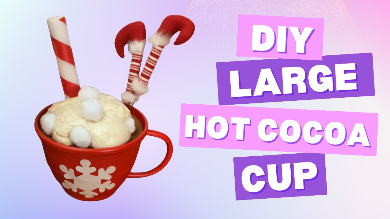 Большая чашка горячего какао