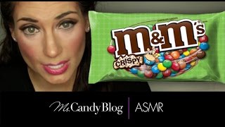 ASMR Candy: Candy ASMR 2015 Whispering Unboxing Eating New Crispy M&M's 2015 Coming Back screenshot 4