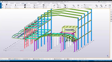 Modelado de estructuras metálicas en Tekla Structures