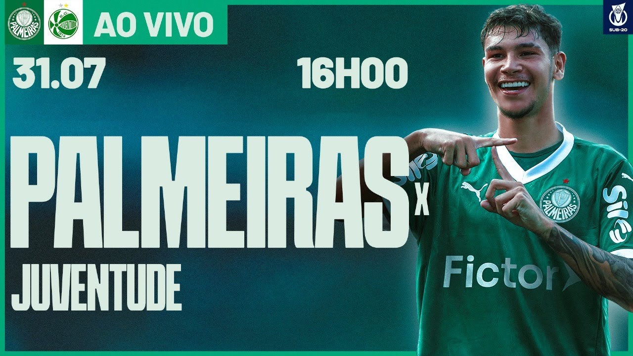 JOGO COMPLETO | PALMEIRAS 3 X 1 JUVENTUDE | BRASILEIRO SUB-20 2025