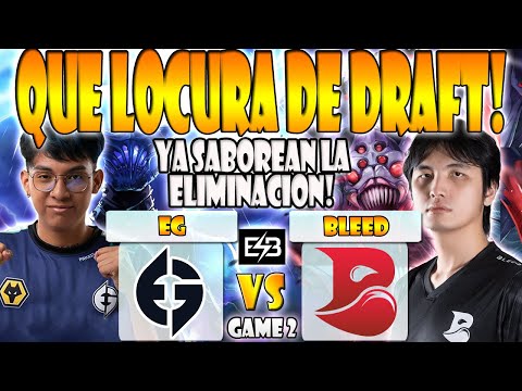 EG VS BLEED BO2[GAME 2] PAKAZS, WISPER, MATTHEW VS JACKKY, ICEICEICE - BALI MAJOR 2023 - ESB DOTA 2