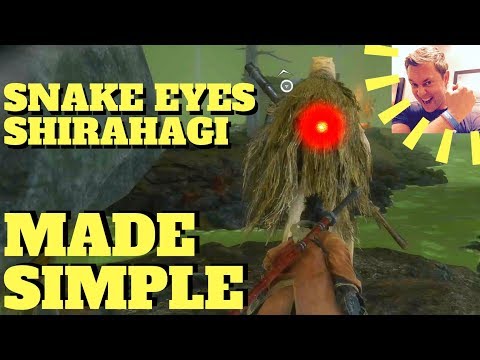 Video: Sekiro Snake Eyes Shirahagi Slåss - Hur Man Slår Och Dödar De Första Snake Eyes, Shirahagi