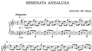 Manuel de Falla: Serenata andaluza (1900) chords