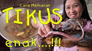 MEMASAK TIKUS RICA-RICA KAYA BUMBU.