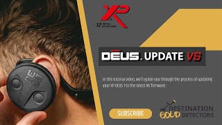 XP Deus 1 V.6 System Update and Pairing the WSA headphones