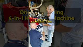 On Site Training 4 in 1 Handheld Machine #machine #welding