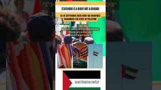 israel Palestine conflict update September 2025 #recognition #palestine #unitednations #history