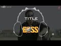 Boss ringtone