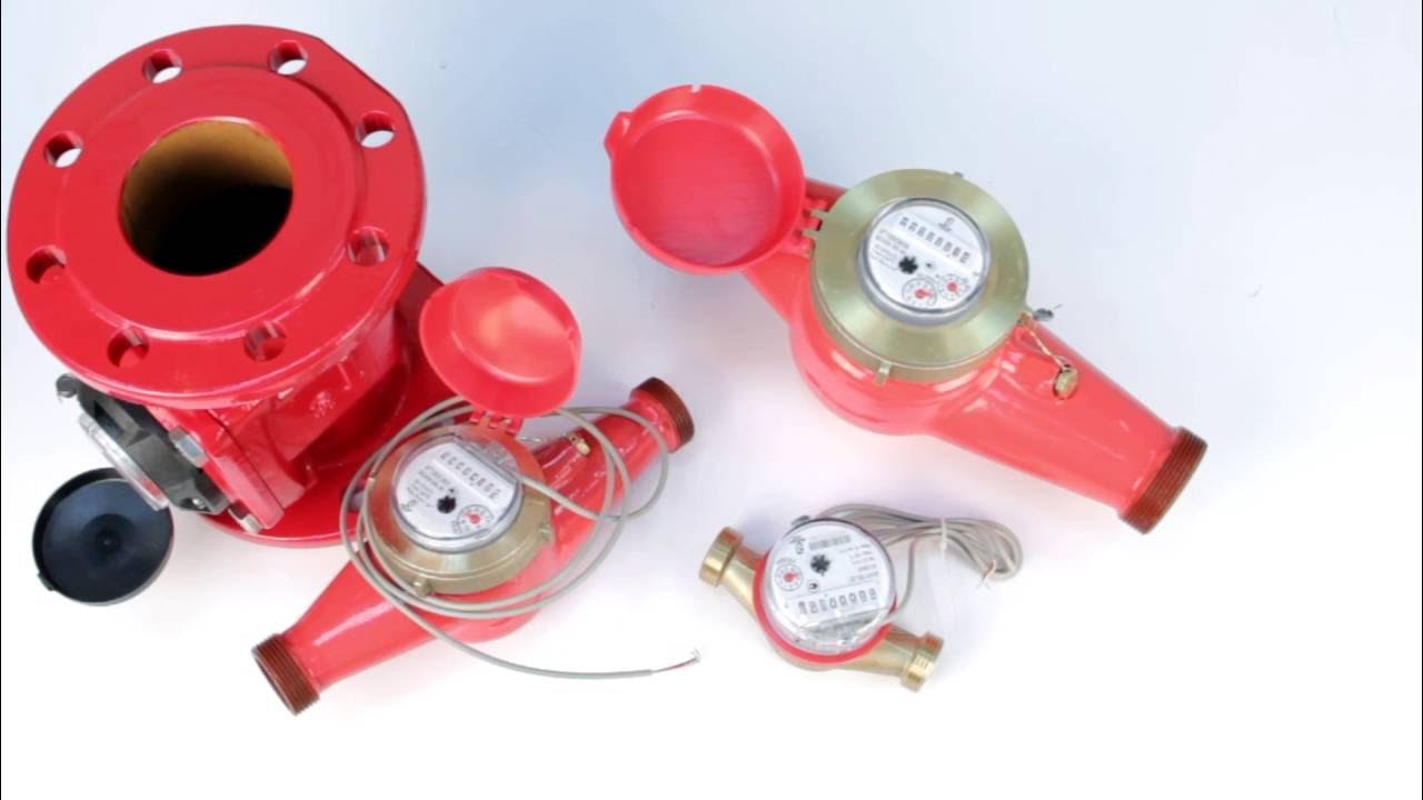 Механические счетчики воды - YouTube