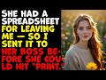 She Planned to Replace Me in Secret… Until I Turned the Tables | Cheating Wife Story