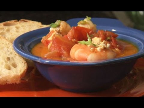 Shrimp and Scallop Bake with Tomato and Feta - America's Heartland: Farm to Fork with Sharon Profis