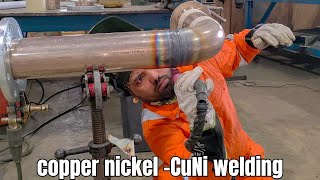 Copper Nickel Welding ‍  Cuni Pipe Welding  #technicalwelding007