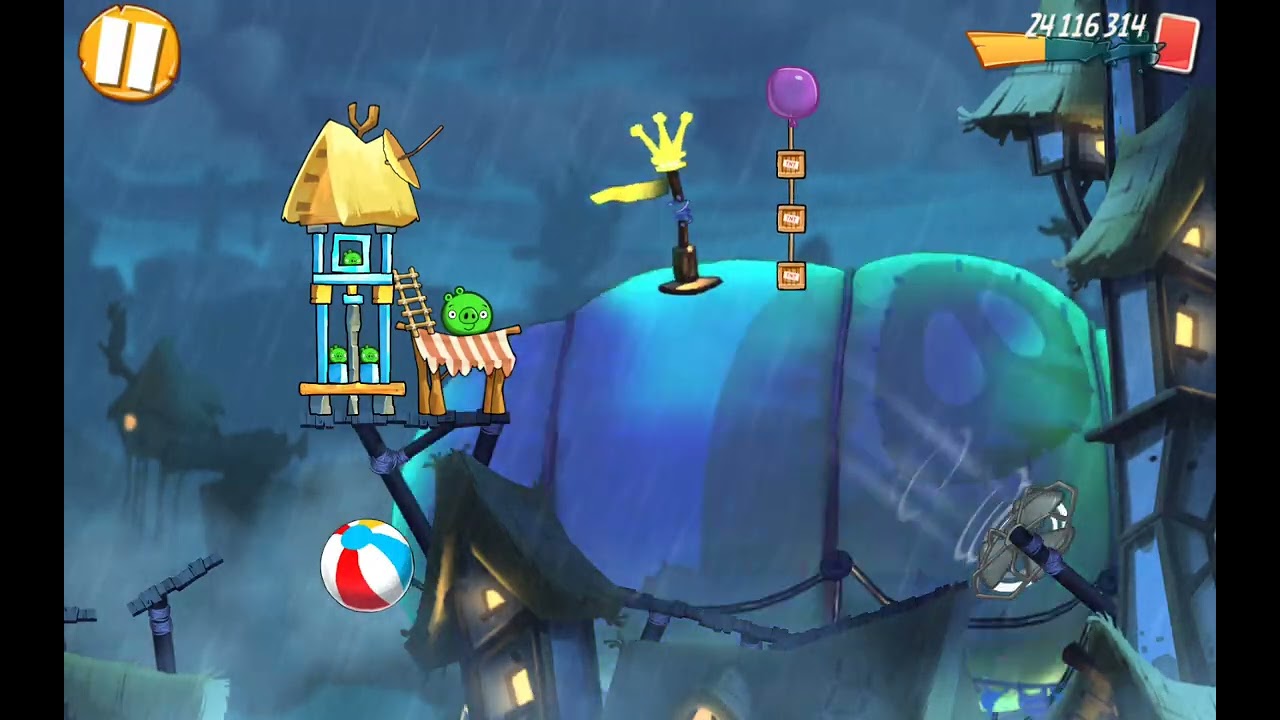 Angry birds 2. Паника короля свиней . Хелл сделал босса !