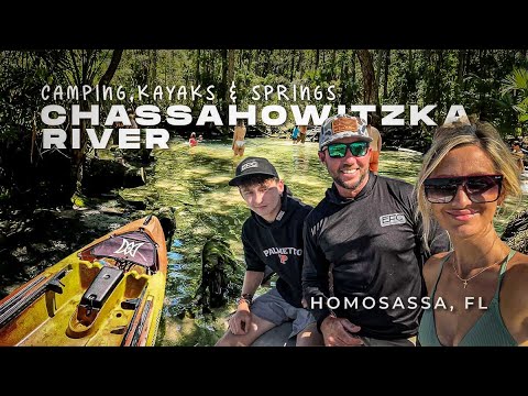 Camping + Kayaking at Chassahowitzka River Springs Homosassa Florida Spring Break Trip 2024