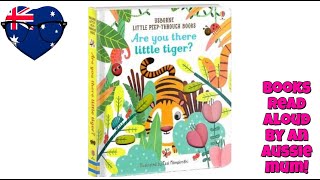 🐯 Are You There, Little Tiger? | Peek-Through Baby Book Read Aloud by Aussie Mum 🇦🇺📚