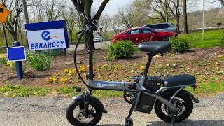 EBKAROCY 14 Folding Ebike Five Mile Test Ride #ebike