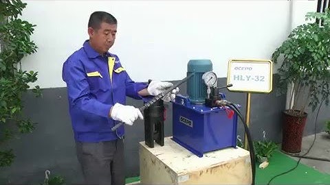 Rebar Coupler Press Machine