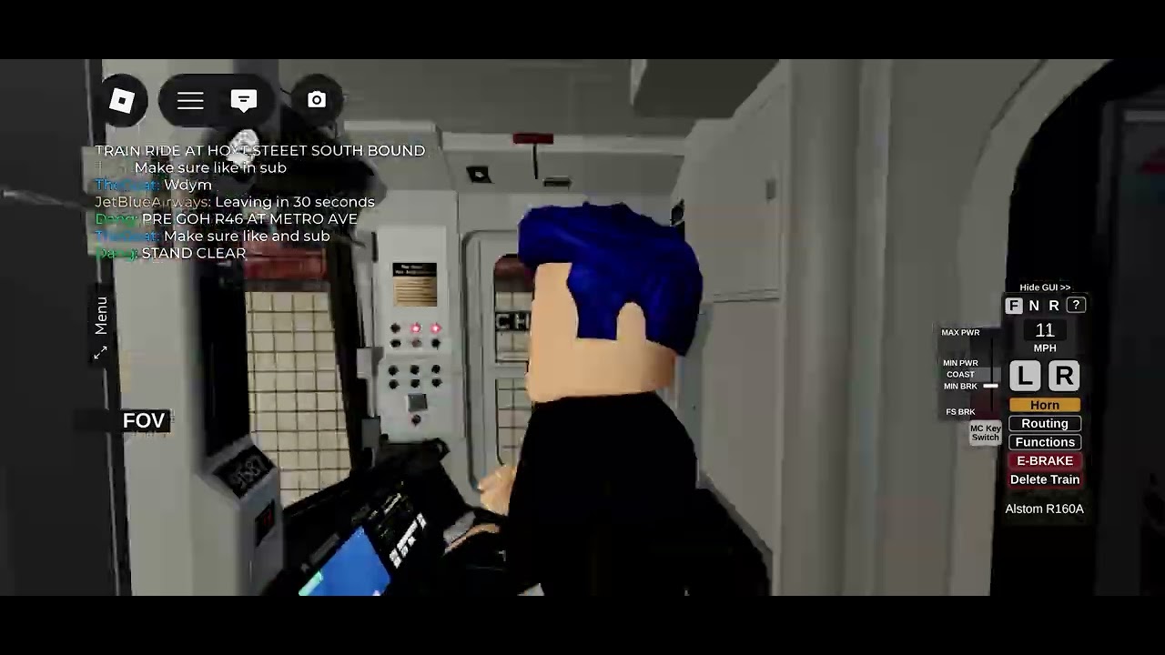 Playing Roblox
