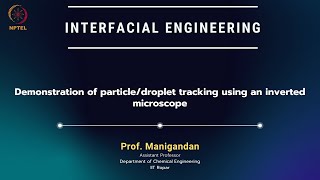 Demonstration of particle/droplet tracking using an inverted microscope