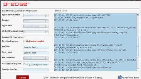 LoadRunner Performance Automation