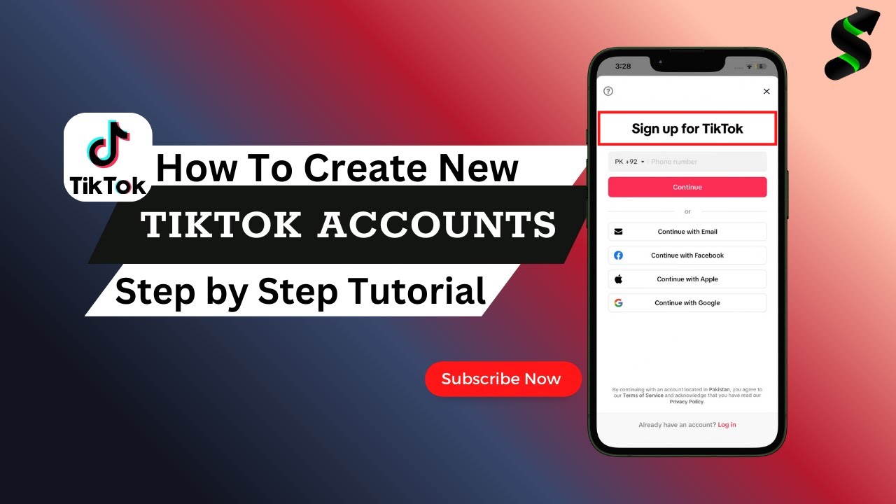 How to Create a TikTok Account (Step by Step Guide) - YouTube