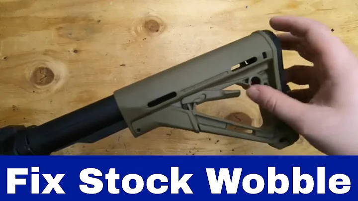 How to fix stock wobble on m4 m16 and ar15 style buffer tubes