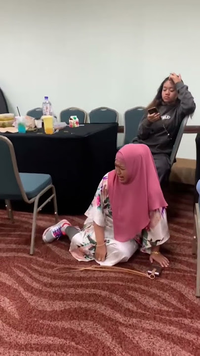 Didie Alias merangkak cari cikda😅 | stylofest mega raya | ieda moin world | #melatah #latah #fyp