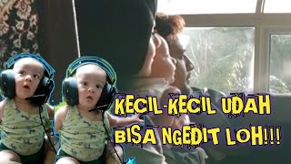 BABY AIR LAGI NGEDIT VLOG AISH