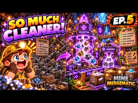 I NEED This Magic Builder! | MineMergeMatic Part 5