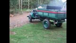 carreta agricola motorizada 4x4 chassi hilux   (girico) 30cv