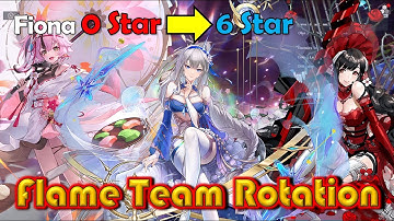 Fiona Damage Test & Flame Team Rotation (Tower of Fantasy)