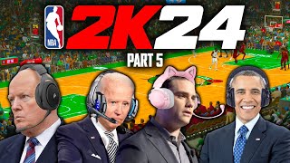 US Presidents Play NBA 2K24 (Part 5)