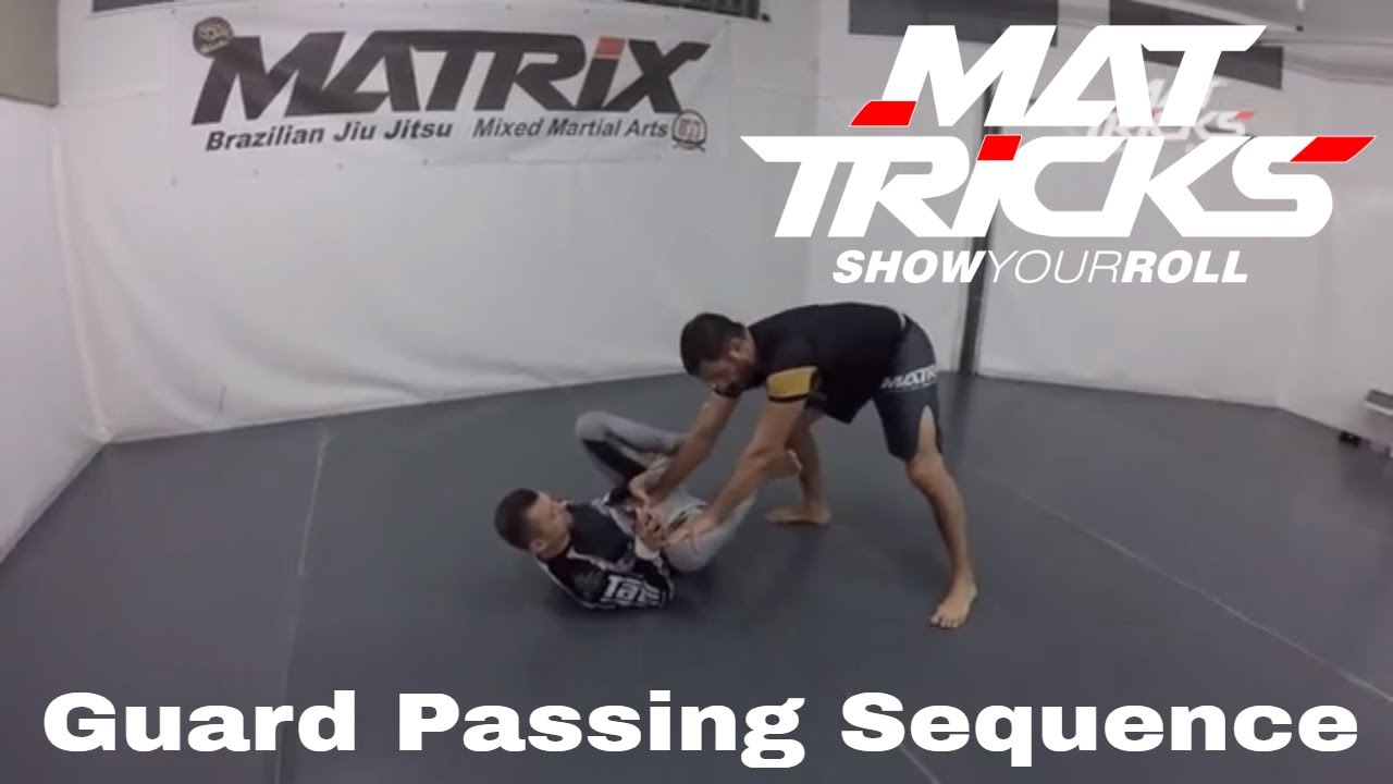 Jiu Jitsu Guard Passing Sequence with Leglock Option YouTube