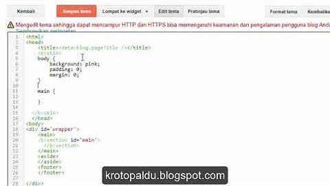 Membuat template blogger Bahasa Indonesia (Speed Coding)