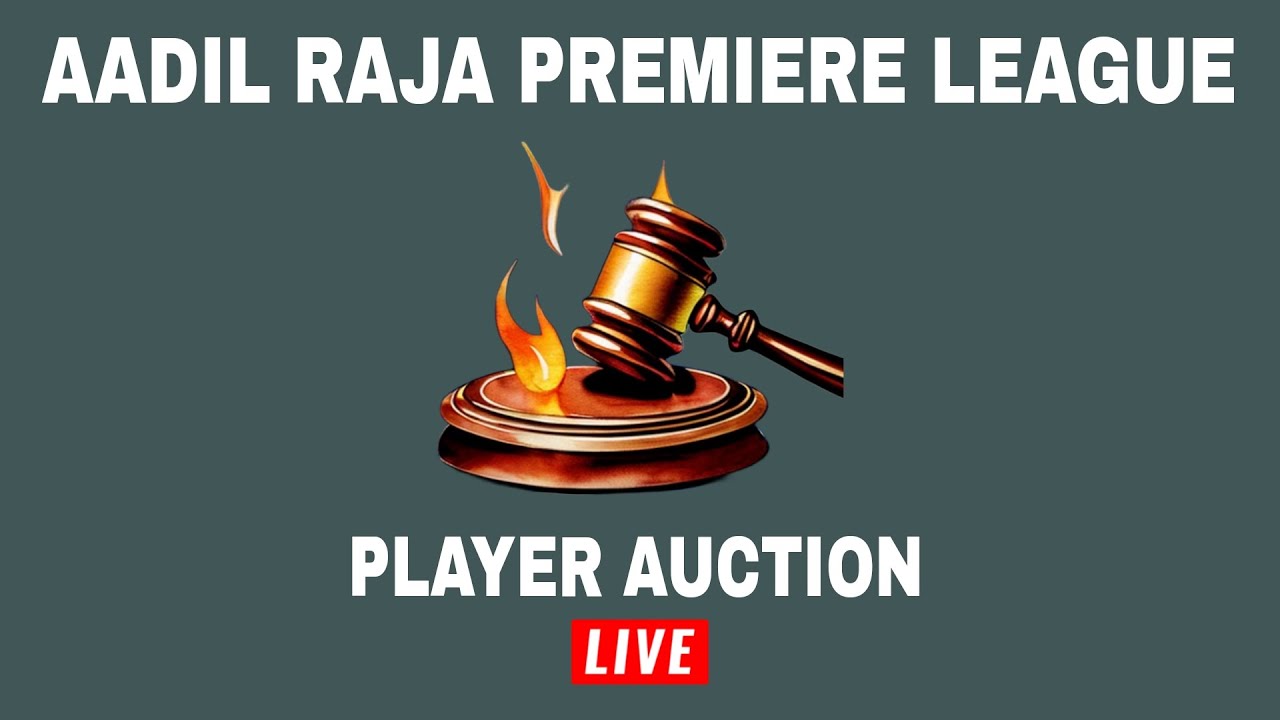 Aadil Raja Player Auction Live🔥 | Aadil Raja Premiere League | Real Cricket 24 ...