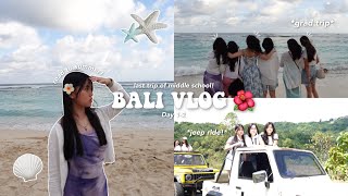 BALI VLOG 🌺 : grad trip, beaches, friends, road to summer, sightseeing