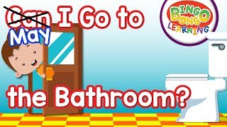 Video thumbnail of "May I Go to the Bathroom? Song | BINGOBONGO Kids ESL/EFL"