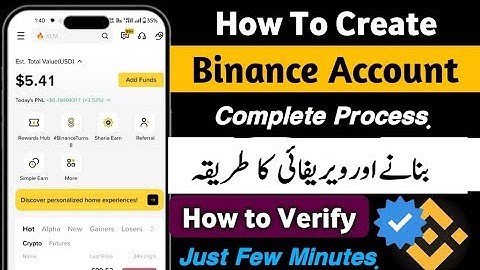 How To Create Binance Account Complete Process #part1 || How to Verify Binance Exchange