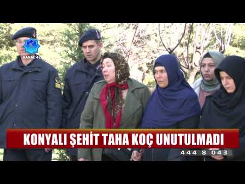 Konyalı Şehit Taha Koç Unutulmadı