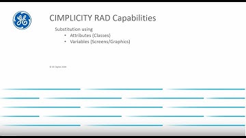 CIMPLICITY Demo: Screen Re-use through Variable Substitution