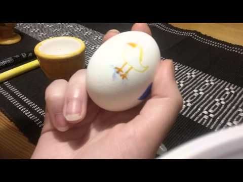 Video: Hur Man Målar ägg Till Påsk Med Kål