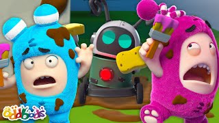 robot cleaning chaos 1 hour oddbods full episode compilation funny cartoons for kids