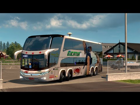 Euro Truck Simulator 2 Marcopolo Paradiso G7 1800 DD 8X2 Otobüsü