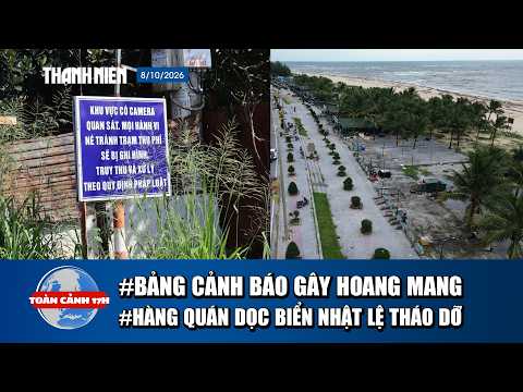 5 PM NEWS ROUNDUP: "Toll evasion" warning sign causes alarm | Nhat Le Beach vendors dismantle stalls