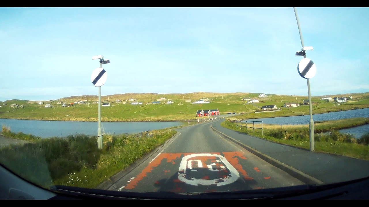 Voe to Lunning - Driving in the Shetland Islands
